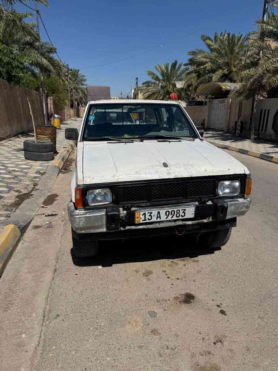 سلام عليكم  بيك اب نيسان دبل قماره موديل ٨٨رقم ميسان دولي محرك وكير ونجي ٤سلندر السيارة حلو ه مال جنايه كهربائياته كله شغاله  عنوان واسط قظاء الحي 
*********** 
***********
