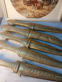 خناجر نحاس • نقش إبرة • طراز عثماني