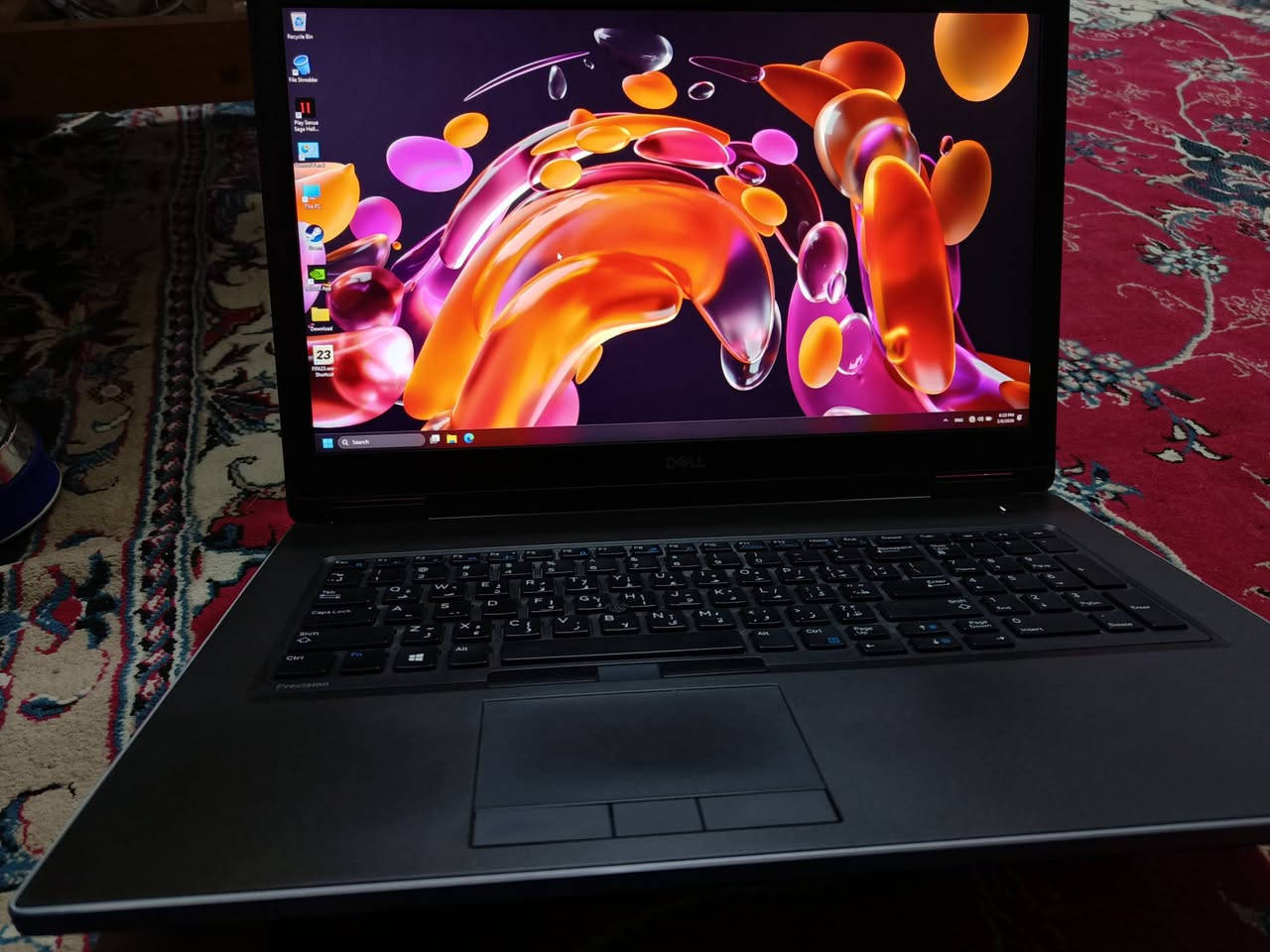 Dell Precision 7740
Processor: Intel(R) Core i7-9850H CPU  2.60GHz (12 CPUs), w2,6GHz
Memory: 16 ddr4  2667 mt/s
هارد m2 512 

NVIDIA Quadro RTX 3000  6g
Display : 60.13 Hz. 17

الابتوب نظيف ويا شاحنته 240 واط وحقيبه فقط 
الملاحظات البطاريه نص عمر 
والمعالج في وضع التيربو او أقصى حد يصل درجة حرارته الى التسعينات لكن بامكانك تقلل نسبه تشغيل المعالج الى 95% من الطاقه والامور طبيعية ودرجه الحراره تستقر باللعاب الى 70 او 75 اقصى حد ولاعب عليها كل الالعاب الحديثة 
ستالكر 2 
كينكدوم 2 
سايلنت هيل 2 وf 
كونورد 
وكال اوف ديوتي جميع الاجزاء الحديثة 
وغيرهن 
اللابتوب مخصص للبرامج الهندسيه 
للمعلومه الكارت اقوى من rtx 3050
السعر 650


**إذا كنت صاحب هذا الإعلان وتريد حذفه لأي سبب، رجاءا أرسل رسالة إلى الدعم الفني**