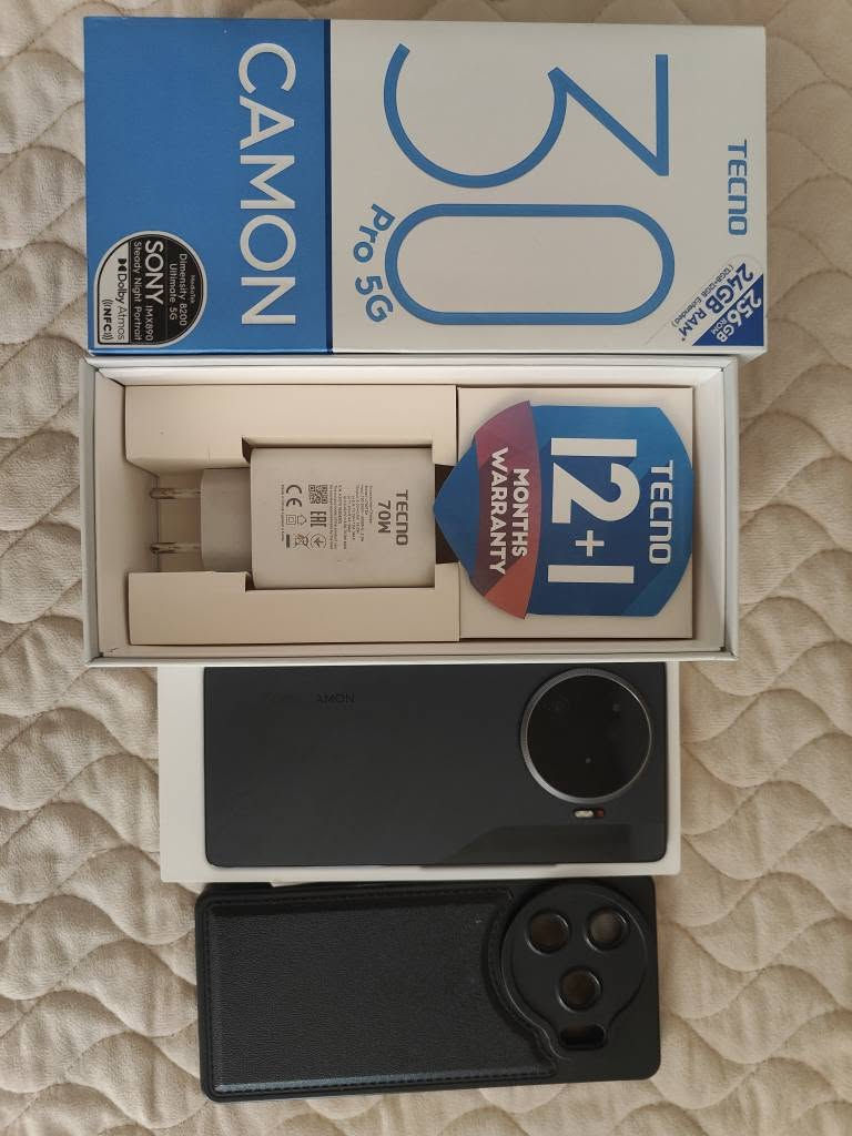 Tecno Camon 30Pro 5G
 فرۆشتن و گۆرینەوە
                                       نرخ  260 هەزار قفل
 %٩٩خاوێن و بێشوخت 
کامل ئەشیا (کارتۆن+کەڤەر+کەلەی شەحن) تەنها وەیاری لەگەل نیە
 قەبارەی ڕوونما : "6.78
جۆری ڕوونما : AMOLED
نوێبوونەوەی ڕوونما : 144Hz
ڕام : 12GB+12
بیرگە : 256GB
چارەسەرکەر : Dimensity 8200 Ultimate
pubg:90_120  fps
 کامێرای سەرەکی : 50MP.  ڤیدیۆ  4k .60fps
 کامێرای سێڵفی : 50MP. ڤیدیۆ 4k.  60fps
 پاتری : 5000mAh
 توانای بارگاویبوونەوە : 70 وات فاست جارج

*********** دخان, السليمانية
