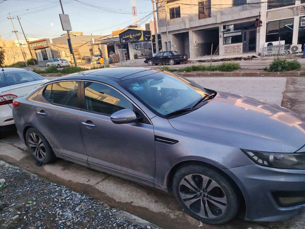 للبيع كيا اوبتمه 2011 سياره مال بيت قطعتين صبغ فقط رقم جديد سنويه جديد رقم سليمانية، ***********
