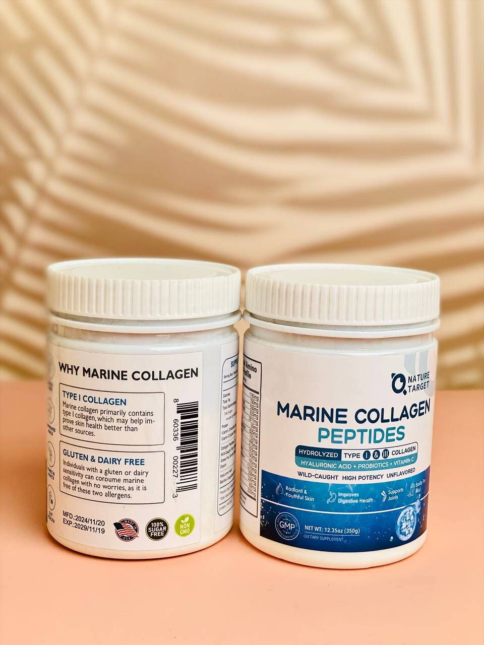 💙 سرّ النضارة مو كريم… السر من الداخل 💙
Marine Collagen – Nature Target
✔️ يشد البشرة ويخفف التجاعيد
✔️ يقوّي الشعر ويكثفه
✔️ يقوّي الأظافر
✔️ يعطي نضارة ولمعة طبيعية ✨

كولاجين بحري نقي 💎
نتيجته تبين مع الاستمرار 👌
اختيار البنات اللي يحبّن الجمال الحقيقي 🔥
المنشأ أمريكي الأصلي 🇺🇸 

💊 طريقة الاستخدام:
ملعقة وحدة يومياً
تذوب بالماء أو العصير
ويفضّل على معدة فارغة 🌿
الحجم 350g
المنشأ الأمريكي الأصلي 🇺🇸 

السعر ٢٢ مع التوصيل لكافه محافضات


**إذا كنت صاحب هذا الإعلان وتريد حذفه لأي سبب، رجاءا أرسل رسالة إلى الدعم الفني**