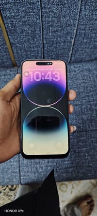 ايفون 14 برو ماكس  مبدل شاشة نوعية زينه ✅ الظهر مكسور  بطاريه اصليه  م...