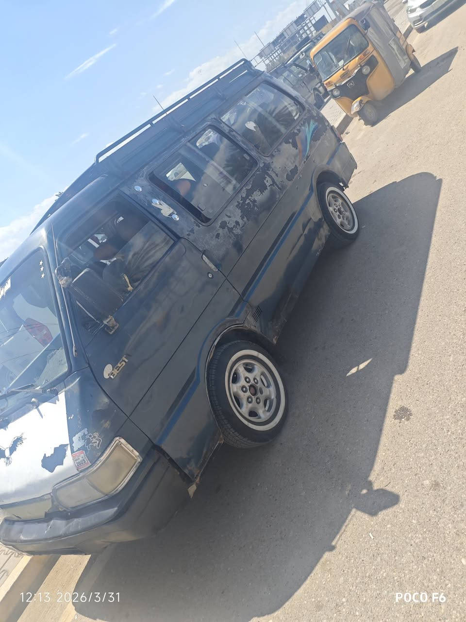 كيه عبريه موديل ٩٥ باسمي سنويه ما صاقطه المكان ديالى الخالص السعر ٤٥ وبيها مجال جاهزه للعمل تخم تاير شاصي جديد كهرباء كامله تبخير قليل ***********
