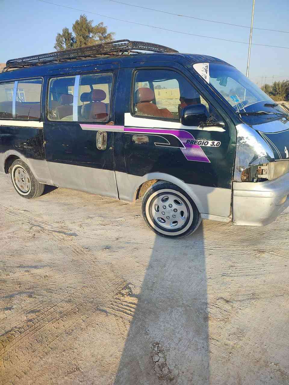 السلام عليكم بريجو موديل 97  مكفوله كفاله   ضربه ومن صبغ ومن  كير محرك اكسل شرط  سنويه ل 29 رقم صاحب سياره*********** مكان سماوه السعر 45
