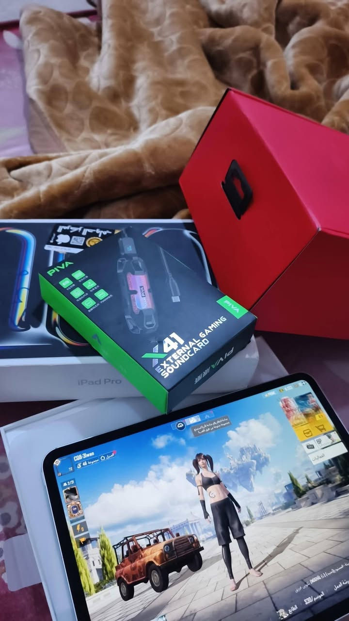 ايباد برو M5 ذ 256 بطارية 100 مشحون 63مره بس 
حجم الشاشه 11 بعده بلضمان مع سماعات هايبر اكس كلاود 2 وادابتر piva 

 للتواصل 
***********
