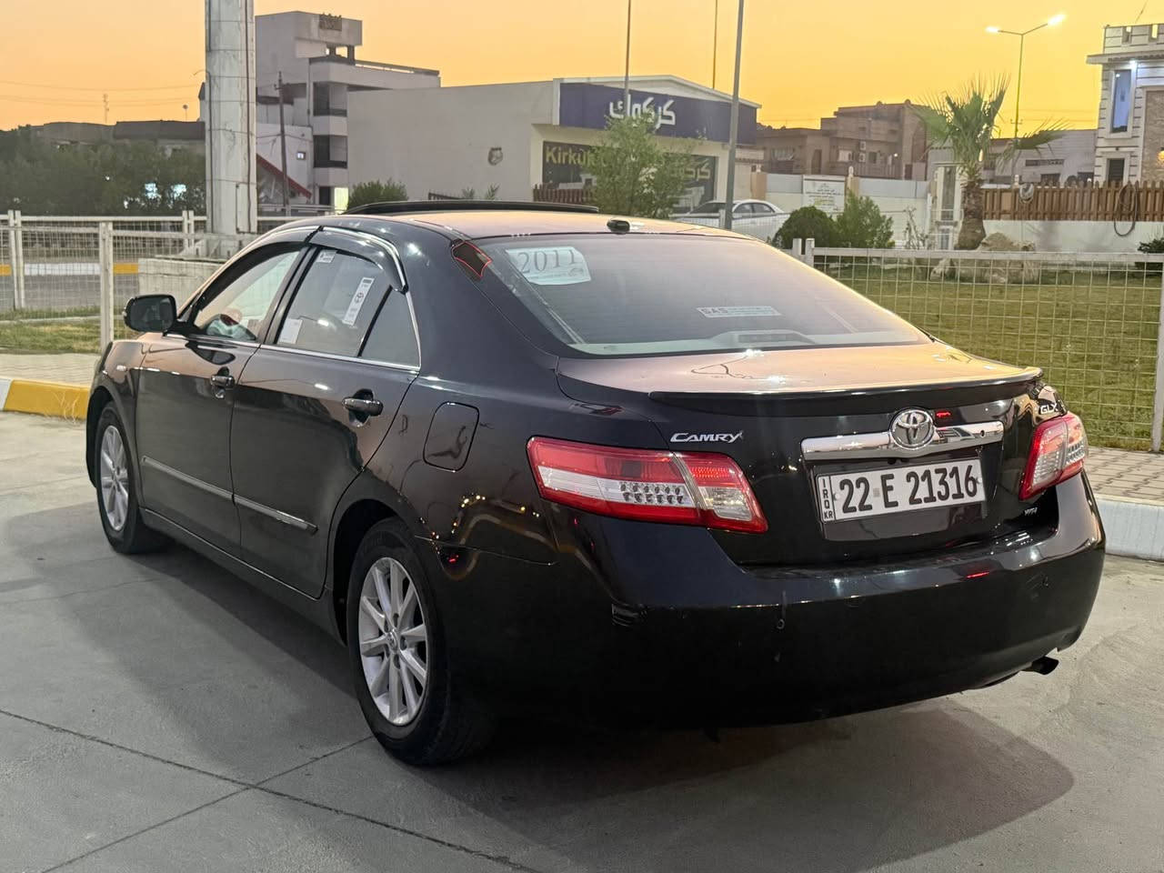 سيارة كاميري موديل ٢٠١١ خلجي. فول مواصفات 
محرك مامفتوح.  بدون سبوغ و تبديل. مكانين تعديل بارد صغير  ***********
*********** كركوك, العراق
