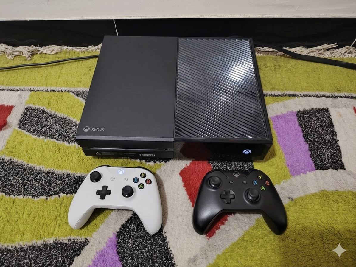 جهاز اكس بوكس 1
ذاكره و 1تيره 
جهاز نضيف 100%
مشتري بي هواي العاب مثل ما موضح بل صوره 
بي حساب كيم باس
بي يدات عدد2 اصليات  
متروس العاب وكلهن قويات 
السعر 170 وبي مجال قليل 
فقط المحوله بيهه صوت اول ما تشتغل صورت المروحه وبس يشتغل البلي يرجع الصوت طبيعي 
رقمي *********** مكاني بغداد حي البتول تجي تفحصه وتاخذه بيتي موجود واتساب
