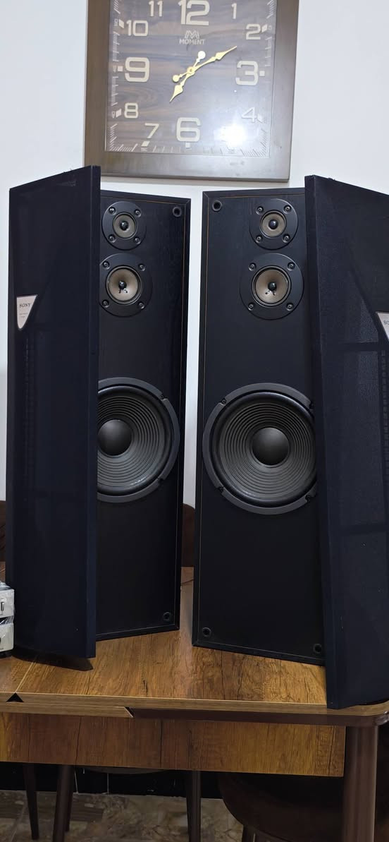 SONY..
MODEL NO SS-T471
قضية هاي مو سماعات نظافة عالية جدا 
كل تكه 200 واط
اوم 8
كوالتي الصوت عالي جدا..
الحجز خاص او اتصال ***********
