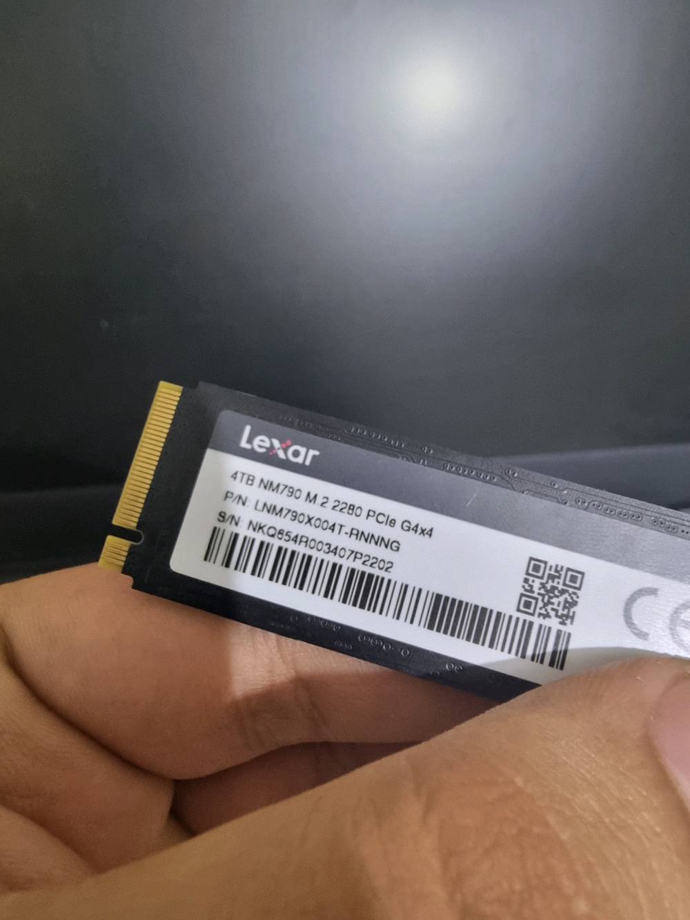 هارد lexar nm790 4TB 
ذاكرة 4TB
GEN4X4
مستعمل نظيف صورة الفحص خاص
عنواني كربلاء