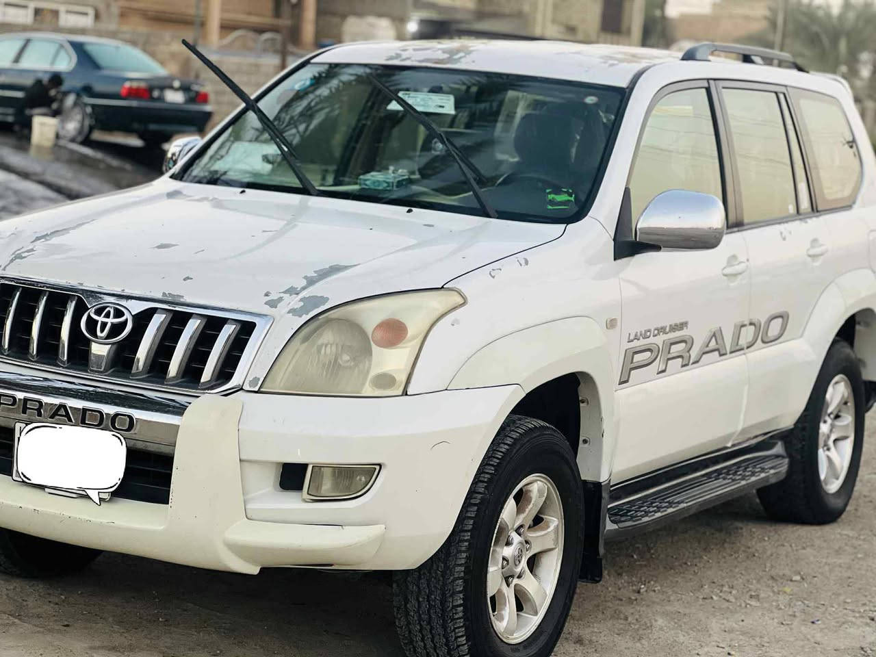 برادو 2008 للبيع
محرك 4 سلندر 2700 
السيارة ماشية 171 حقيقي يشتغل جرس 🔔 فوك ال120
المحرك والكير خير من الله وبحالة جيدة جدا 💯
الكشر ما بي صبغ ولا تبديل فقط موجود تگشير مثل ما موضح بالصور وسونار السيارة مرفق بالصور
السيارة رقم بغداد وباسمي تحويل مباشر
📍مكان السيارة بغداد _ المعامل _ حي النصر
السعر المطلوب 142 ورقة وبيها مجال بسيط
للاستفسار الاتصال على الارقام: 
‏***********
