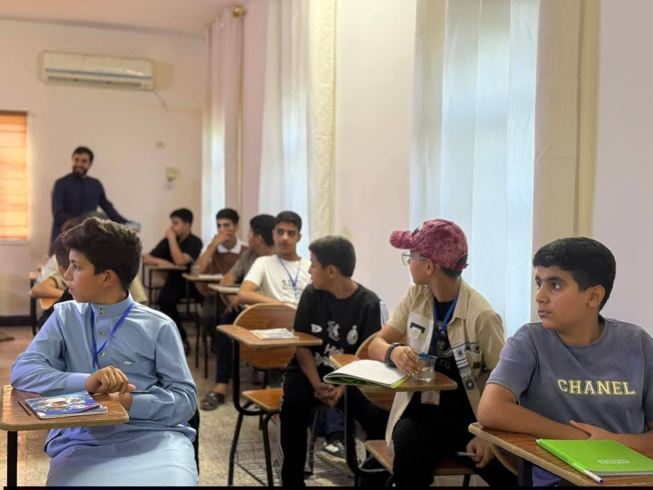 حثو ابنائكم على القرأن لا تفوتون دورة القرأن جزاكم الله خير الجزاء...حسينيه الرسول  خلف البداله
