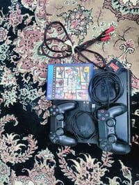 بلي 4 سلم  ذاكره 500  نضام 13.2  ملحقات الجهاز  كيبل HD كيبل تشغيل الج...