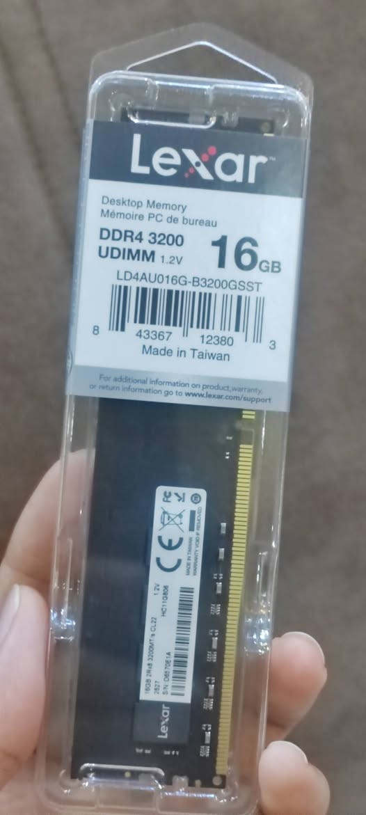 سلام عليكم ورحمه الله
رامات DDR4 سرعه 3200 حجم 16X2 مجموع (32)
من شركه LEXAR الغنيه عن التعريف
جديد ما مفتوح اصلاً
ممكن ابيع كل قطعه وحده او سويه


**إذا كنت صاحب هذا الإعلان وتريد حذفه لأي سبب، رجاءا أرسل رسالة إلى الدعم الفني**