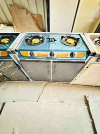 🔥 ميز ألمنيوم تفصال + طباخ ٣ عيون 🔥 ✔️ جودة ممتازة ✔️ عملي ومناسب لجمي...