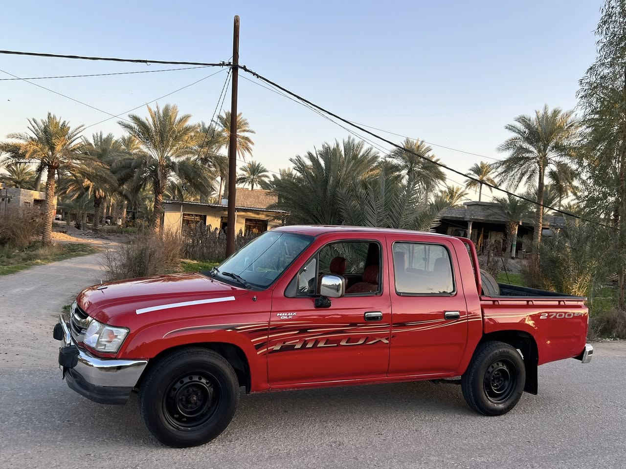 للبيع هايلوكس موديل 2005مكفوله كفاله عامه من كلشي رقم ذيقار فول مواصفات منفصل داخل احمر جاهزه 
السعر138وبيها مجال.  الاتصال  ‭***********
مكان السياره كربلاء المقدسه
