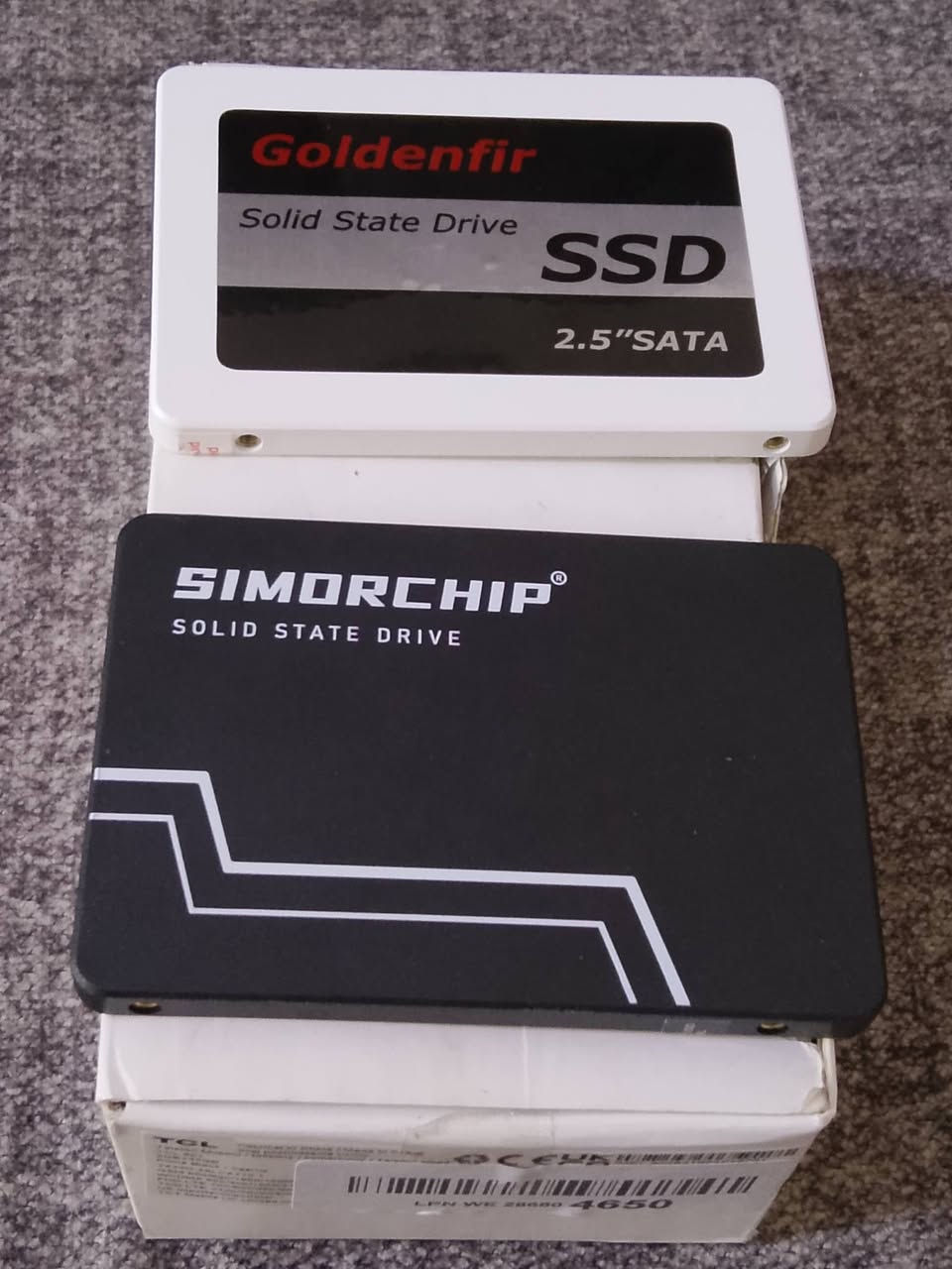 السلام عليكم 
رام لابتوب DDR3.  8G
رام لابتوب DDR3.  4G
رام لابتوب DDR3.  2G
هارد لابتوب SSD. 128G
هارد لابتوب SSD. 120G
كل واحد وسعره
مكاني بعقوبة التحرير


**إذا كنت صاحب هذا الإعلان وتريد حذفه لأي سبب، رجاءا أرسل رسالة إلى الدعم الفني**