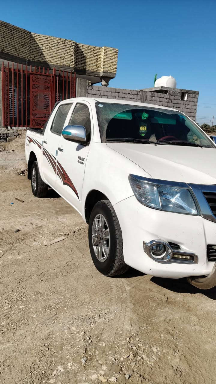 للبيع تيوتاهايلوكس2014رقم بغداد سنويه28اوتوماتيك 
محرك عل شركة شرط لاتنقيص ولابخار مكاني بابل 
السعر190$وبيه مجال للشراي
اللاستفسار***********
