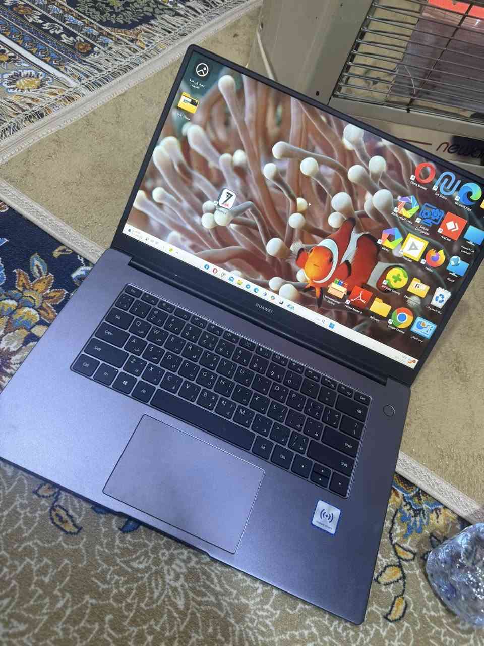 السلام  عليكم لابتوب هواوي لبيع جهاز جدا نظيف ووجديد ومكفول من فتح والتصليح
مواصفاته داخل الصوره
السعر عارضه ب220 وبي مجال 
مكاني بابل 
***********/
***********
