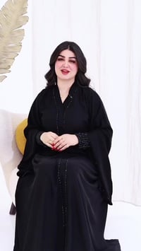 عباية • شغل يدوي • مقاس ٥٠-١١٥