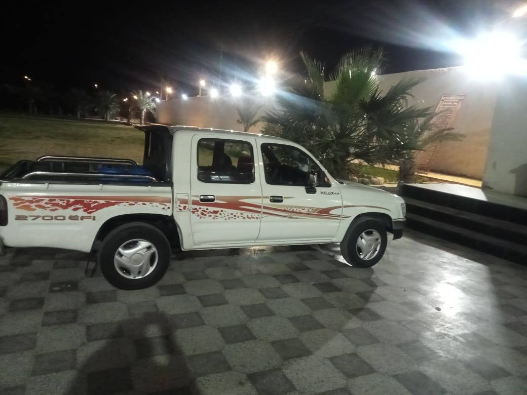 السلام عليكم تيوتا بيكم لبيع موديل 1999 كفاله عامه سياره جديده رقم انكليزي تحويل ثاني يوم بسمي السياره السعر 120 وبيها مجال الرقم  ***********.*********** العنوان الديوانية الحمزه الشرقي
