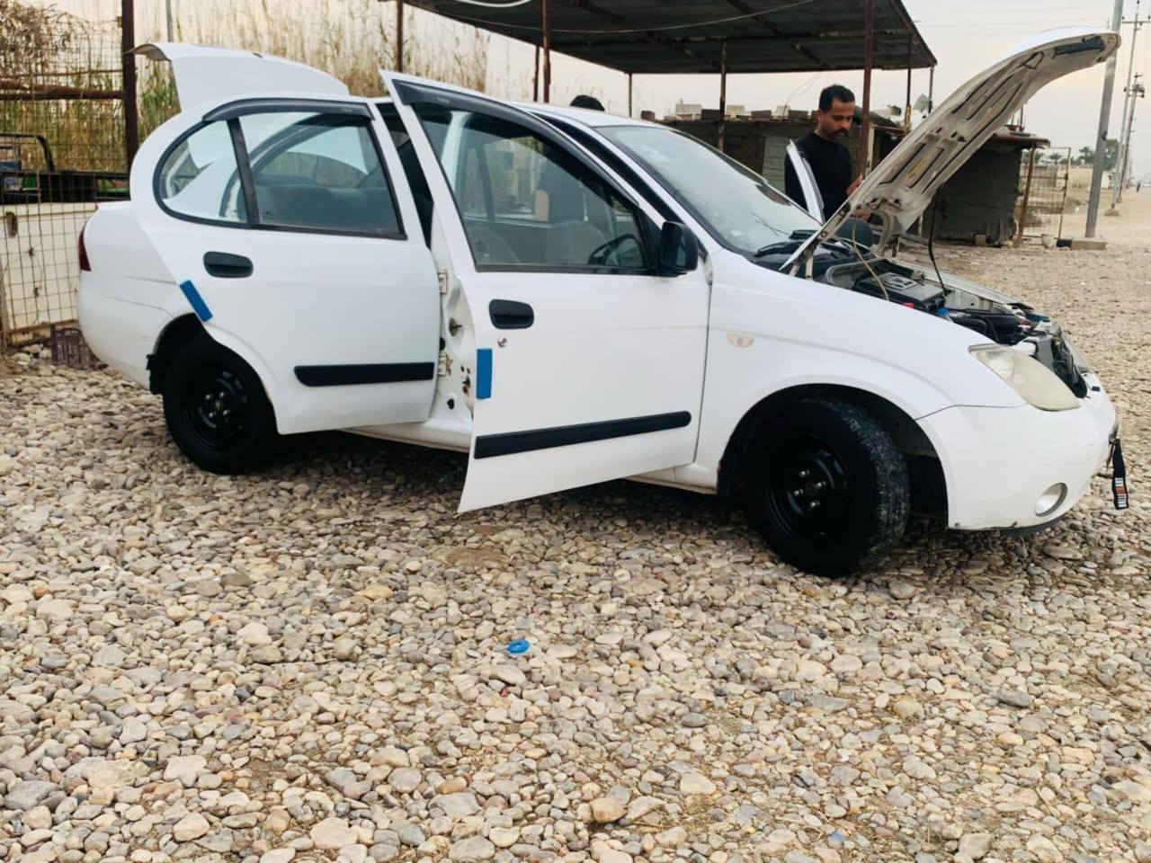 السلام عليكم 
تايبا 2013
محرك 1600مكفول 
كير مكفول 
تبريد فقط الراديتر وجايبه عندي ماشاده 
صبغ قليل جدا بلاحزام 
رقم واسط سنويه مانافذه شرط التحويل 
بدون خياس 
تخم تاير جديد 
صدر جديد 
كهربائيات كله شغاله 
مابيها نقص ترايك وين ميعجبك 
***********
مكاني واسط الصويره طريق المطار
