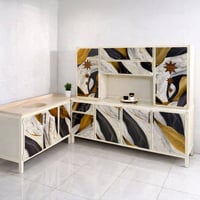 كاونتر ٢م • ملحق ٢م • سنك مرمر ١٫٢٠م