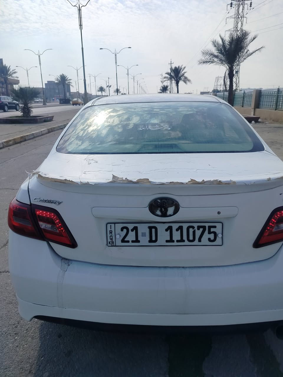 كامري موديل 8 خليجي محدثه  11 رقم سليمانيه بسمي ل 2030 كير محرك جديد صدر جديد تايرات جديد تبريد قطعتين تدفئه شغالات بيها 4قطعة ونص صبغ بدون دواخل  السعر 96بيها مجال بصيط مراوس يرهم مكاني صلاح الدين تكريت  ***********
