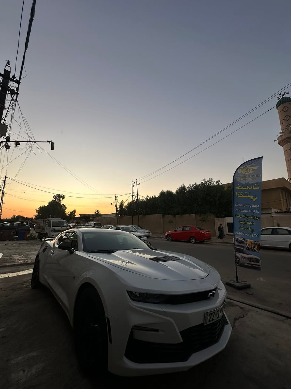 السلام عليكم كامارو ss 
ابيض 2023 كلين تايتل للبيع ماشيه 19200 
9 ميل السعر  250 ورقه للتواصل ***********استفسار عل رقم
