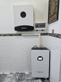 لوح لونجي ٦١٥وات×١٠ • انفرتر كوسبور ١٢كيلوواط • بطارية كوسبور ١٦كيلووا...