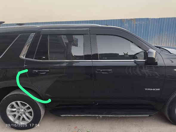 شفرليت تاهو LT  2023 مواصفات عالية
مقاعد جلد منفصلة رئاسي 
كشنات امامية تدفئة وتحكم كهرباء
رادارات امامية وخلفية وجانبية
جنطة كهرباء
حساسات امامي وخلفي 
حادثها جانبي الجهة اليمنى الخلفية داير المدگر والباب مبدل فقط 
البردة الجانبين فقط ومبدلة بلاد 
بچم سليم كبس شركة
السعر 480 وبيها مجال 
للتواصل مع صاحب السيارة
رقم الهاتف ‏‪***********‬‏
حجي ابو باقر
