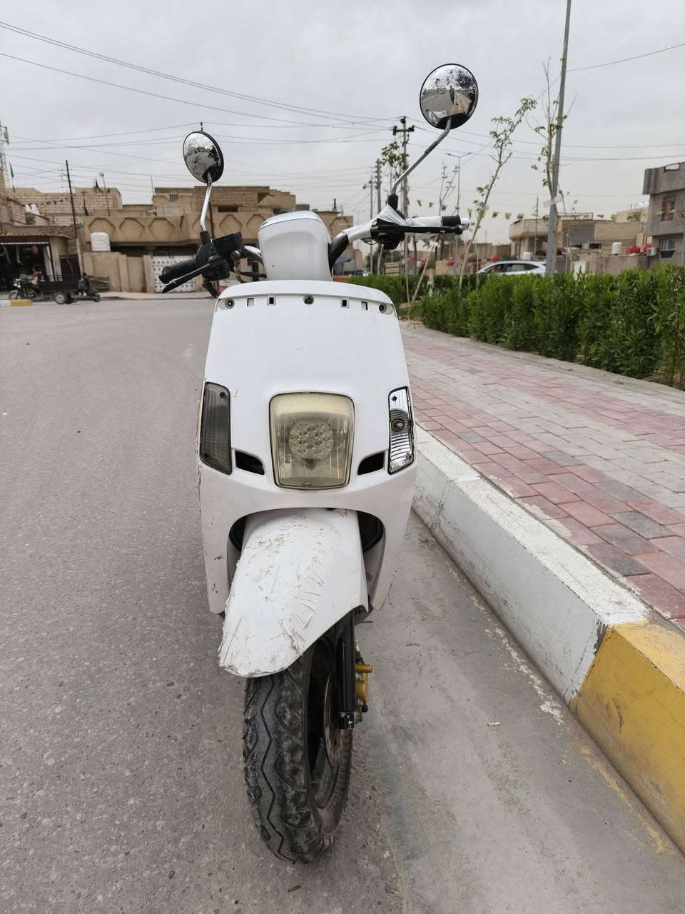 السلام عليكم
دراجة بوليسي مسطره ما مفتوحة 

الدراجة شوفة عينكم بالصور 

نهضه وشلعة خير من الله 

تواصل خاص او ***********

مكاني كربلاء
