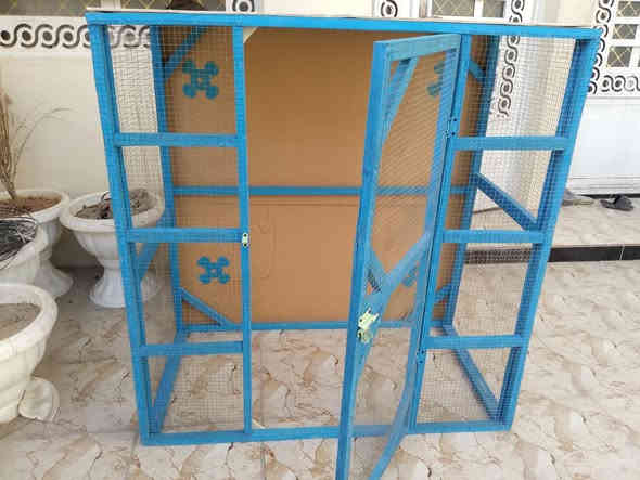 سلام عليكم مرخصت الادمن متاح قفص خشب حلو ومرتب وجبير درجة اولى قياسات العرض 120 ارتفاع 120 نزال 60 يتفصخ براغي يرهم لطيور الزينه والدجاج سعر النهائي 40 بدون عمله مكان بغداد الحريه لايوجد توصيل مراسله خاص او اتصال على الرقم بي وتسابب
***********
