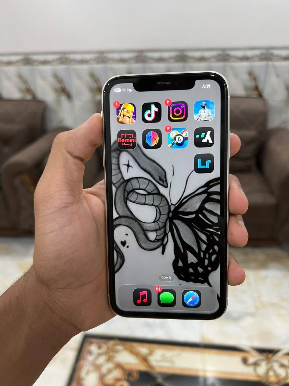 سلام عليكم 
iPhone 11 
ذاكره 128
بطاريه 76
فيس إيدي شغال 
محدث الأخير 
كفاله  من كلشي


**إذا كنت صاحب هذا الإعلان وتريد حذفه لأي سبب، رجاءا أرسل رسالة إلى الدعم الفني**