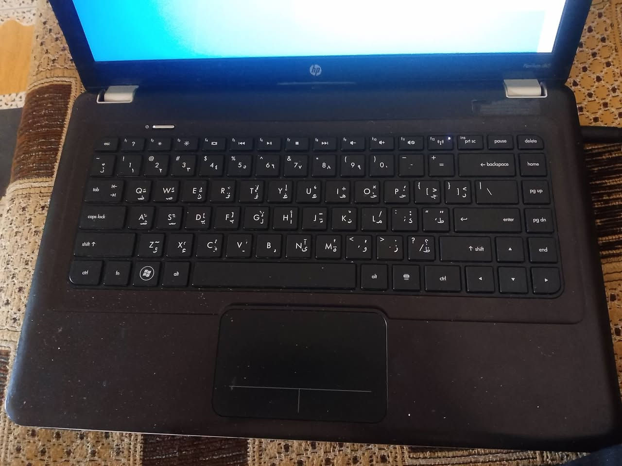 للبيع لابتوب نضيف كلش مراوس مبايل زين ذاكره 256 (Pdvilio  dv5) تواصل وتساب ***********
