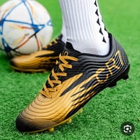 حذاء كرة • ذهبي-أسود • قياس ٤٥ و٤٦