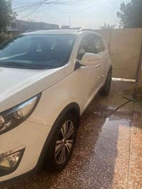 كيا سبورتج  موديل ٢٠١٥ خليجي  بيها بداية القمارة مصبوغة اثر طابوك استا...