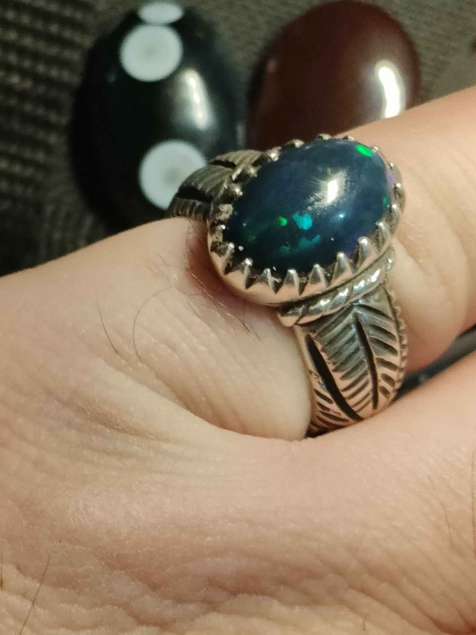 اوبال اثيوبي ...حجر 1 ونص سم تقريبا...صياغة تحفة نقش يدوي ...وزن الخاتم 15.8 غم ...السعر 130 الف كربلاء, العراق


**إذا كنت صاحب هذا الإعلان وتريد حذفه لأي سبب، رجاءا أرسل رسالة إلى الدعم الفني**