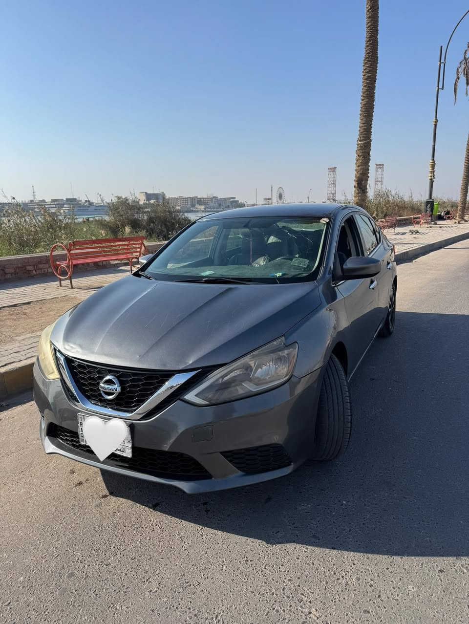 نيسان سنترا 2019
وارد امريكي
 حادثه فقط دعاميه
 وبارد بل جاملغ 
 وسياره يجي ويفحصها
سنويه منتهيه باسمي
سعر 95$ وبي مجال 
لاستفسار اتصل ***********
