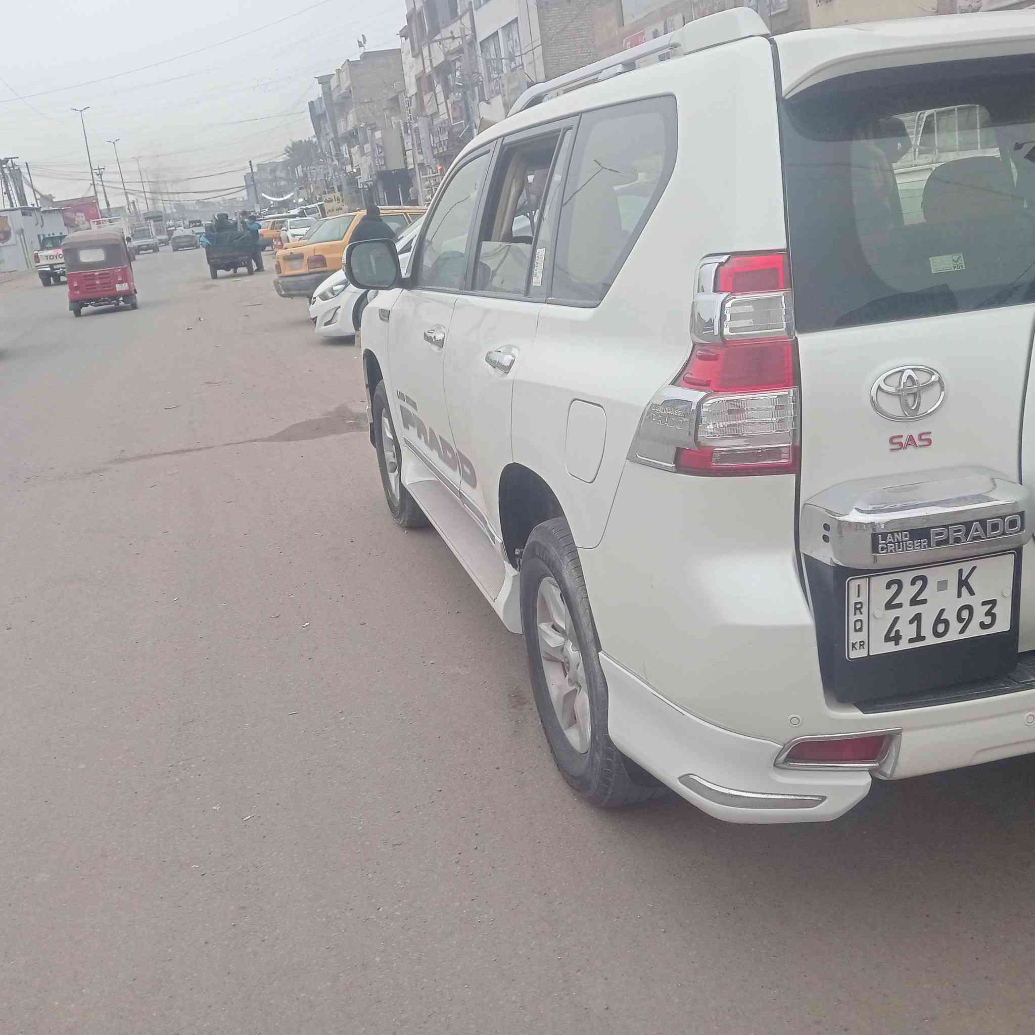 السلام عليكم برادو موديل 13 محرك 4 مكفوله عل صبغ شبر بالجاملق الخلفي رقم ربيل بسمي السياره بكاني بغداد السعر 235 وبيها مجال قليل ممتواجد عل فيس رقمي هذا ‏‪0775 558 7950‬‏
