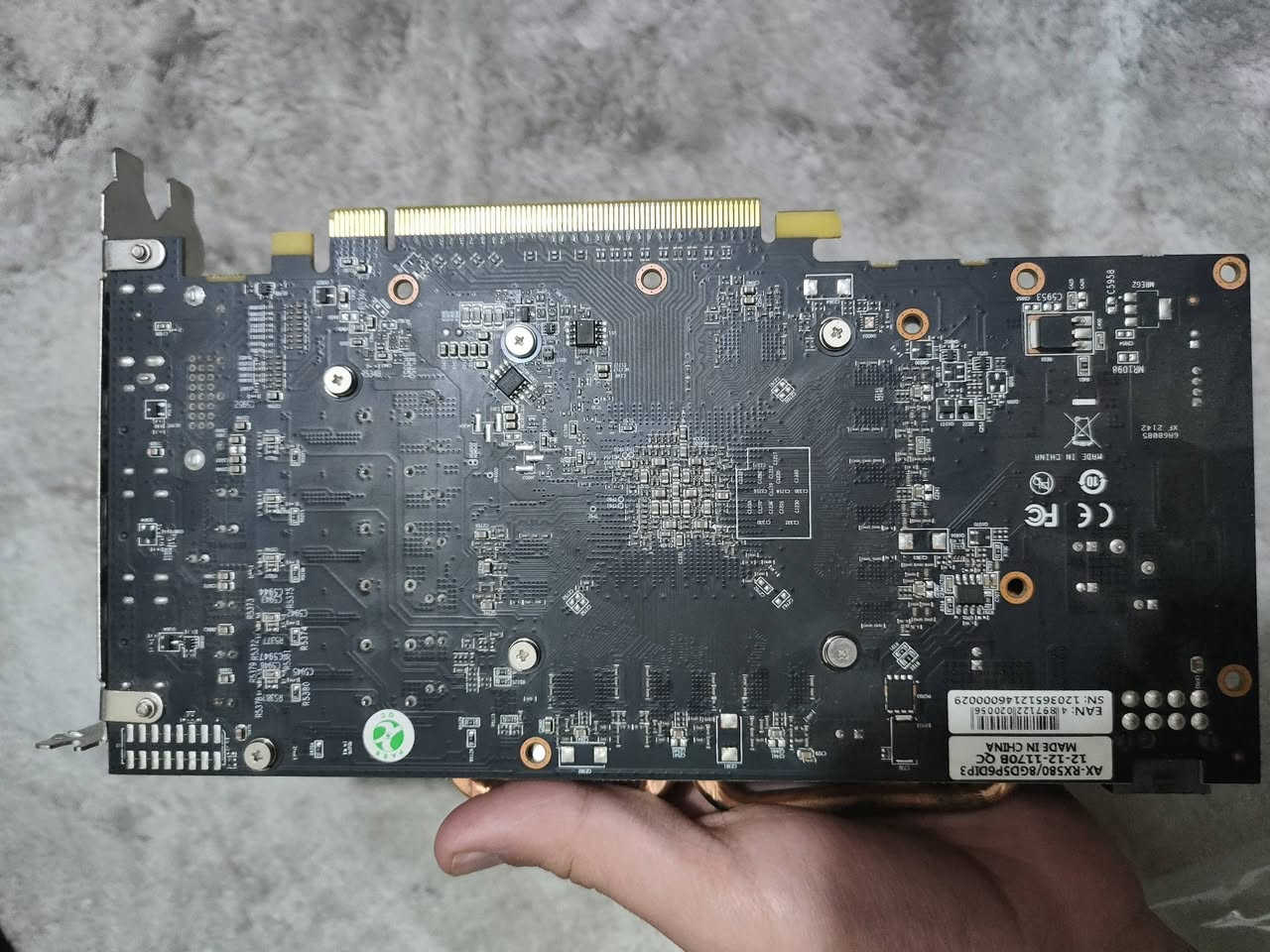 السلام عليكم
كارت RX 580 8GB مستخدم للبيع 
السعر 90 بي مجال خفيف 
مكاني بغداد لا يوجد توصيل


**إذا كنت صاحب هذا الإعلان وتريد حذفه لأي سبب، رجاءا أرسل رسالة إلى الدعم الفني**