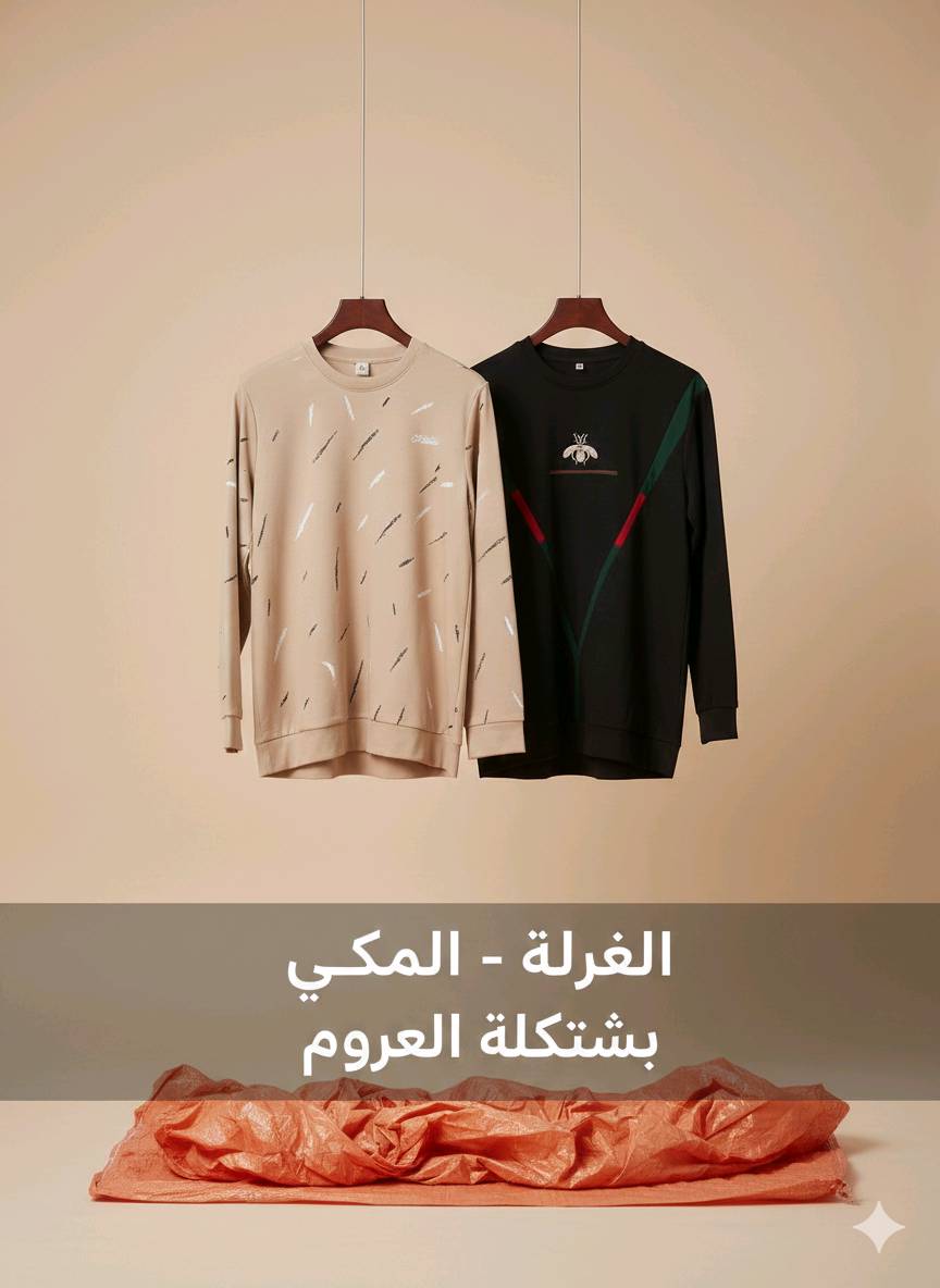 لدينا مجموعة من السترات والهوديات العصرية والمريحة مناسبة لجميع الأذواق. تتراوح الألوان بين الأسود، الأزرق، والبيج وغيرها، مما يجعلها خيارًا ممتازًا للارتداء اليومي أو المناسبات.