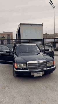 للبيع او مراوس  مرسدس جامبو موديل ٩١  حجم 300 SEباب قصير  مصبوغ حزام ب...