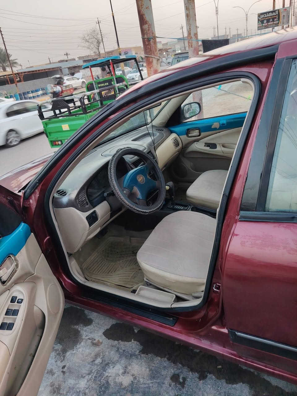 نيسان سني ٢٠٠٣ قبق اسود اتوماتيك سابقا لون اصفر تخم تاير جديد صدر امامي خلفي جديد محرك وكيرقطع رقم انكليزي باسمي تحويل ثاني يوم رقم بغداد السعر ٦٨ وبيها مجال ***********
