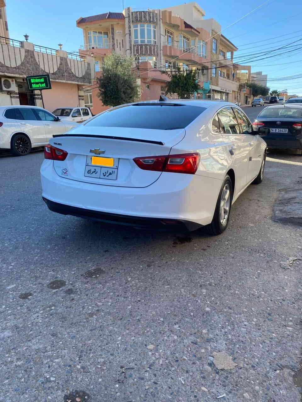 ماليبو ٢٠١٧ امريكي مواصفات LS بصمه شاشه كبيرة وكاميرا وتشغيل عن بعد بلجكتور ليد نهاري بدون صبغ محرك مامفتوح السيارة وضع شركة بدون اي مصرف السعر 106  عليها ٨ اوراق غرامه تنزل من السعر السيارة باسمي تحويل وكاله بشرط. ***********.   *********** دهوك, العراق
