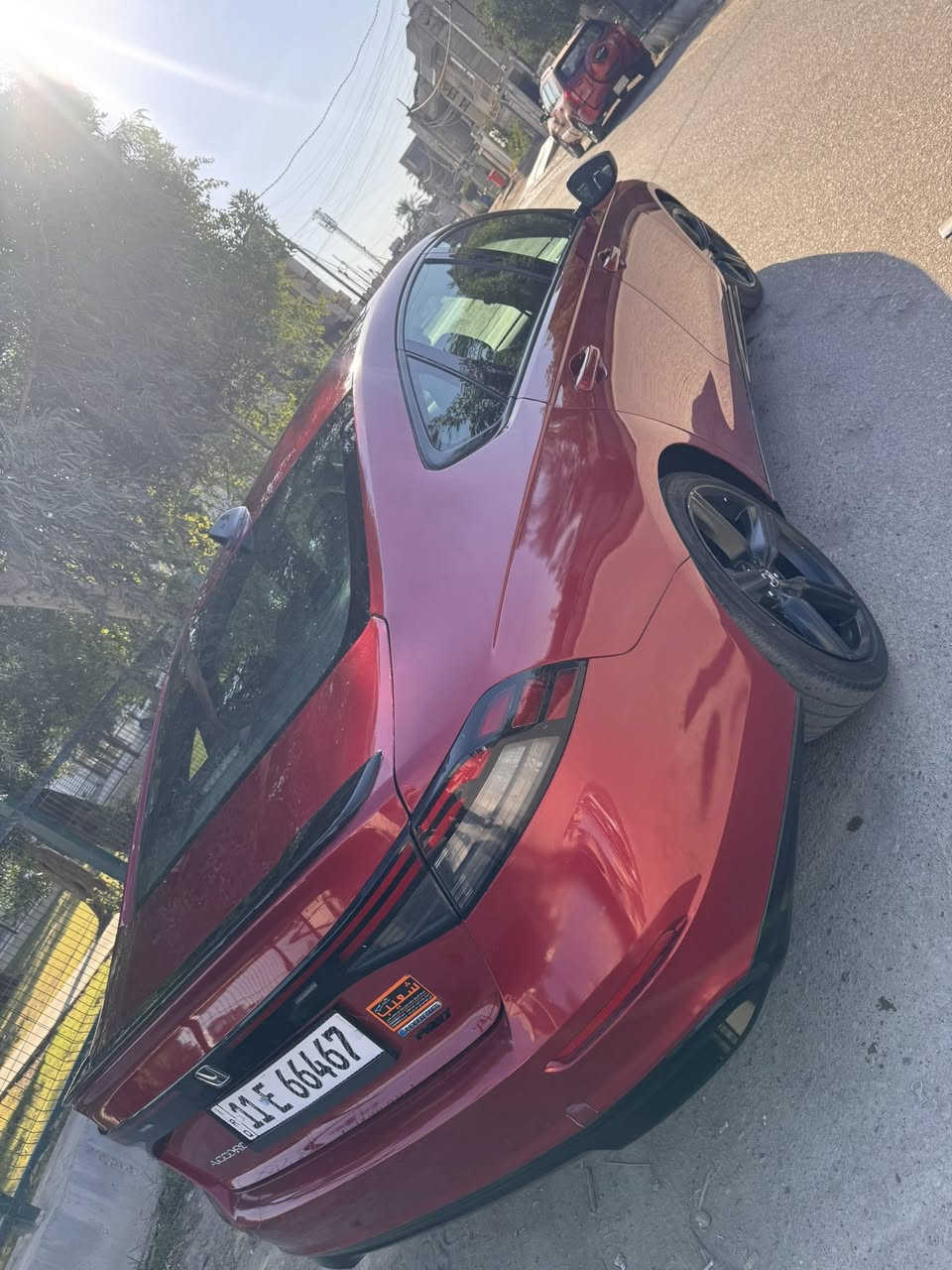 Honda Accord Hybrid 2024 Sport L
موديل :- 2024
لون :- احمر 
قوة المحرك :- 2.0 Hybrid
عداد المسافات :- 80000 كيلو متر
فئه السيارة :-  Sport - L
عدد المقاعد :- 5 مقاعد 
بصمه عدد 1
❗️الضرر : جاملغ عكس السايق  وباب السايق والخلفه 
✅تبديل  بابين والجاملغ متعمر 
♦️ شاشة نفكيشن 
♦️ تحكم مسجل 
♦️ تحكم سرعة 
♦️ بصمة تشغيل 
♦️ دخول ذكي 
♦️ لايت زنون 
♦️ رادار امامي 
♦️ رادار تحديد مسار 
♦️ كامرا خلفية 
♦️ فتحة سقف 
♦️ اوتو بارك 
♦️ هاند بريك بصمة 
♦️ درايف مود 
♦️ مثبت سرعة 
♦️ حساس مسافة امان 
♦️ اوامر صوتية 
♦️ مقاعد كهربائية 
♦️ مقاعد جلد  
♦️ تدفئه مقاعد 
♦️ مرايات كهربائية 
♦️نظام النقطة العمياء 
📍موقع السياره بغداد / الدوره  

💵السعر 195$ 
بي  مجال  للتفاوض    
للستفسار ***********
