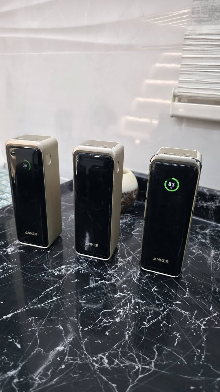 باو انكر برايم 27K ا 250W لون ذهبي ا لون فضي 
باور انكر برايم 200W ا 20K

باور يوكرين 165W ا 20K

باور يوكرين 130W ا 20K

شاحنة انكر 100W / 67W / 65W / 45W

كيبل يوكرين 240W 

شاحنه انكر 240W 

شاحنه يوكرين 300W 

شاحنه ماك بوك 87W

شاحنه ماك بوك 140W

🔴 باورات جديد ومستعمل وفحم موجود 

سماعه شواحن وكيبلات لحد 240W ايربودات اصلي وعادي مال كلاكسي وايفون حسب قطع الي موجود بلصور راسلوني وتدللون واسعار اقل من اسعار سوك

📞للاستفسار  ***********
