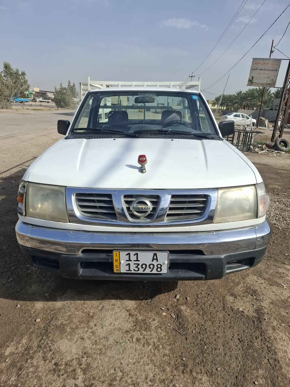 بيكم نيسان تك موديل 2002 رقم بغداد انكيزي محرك وكيرواكسن وشاصي خير من الله سيارة بلادي بيه مكانات صبغ قليل تخم تاير جاهزة شراي يتصل على رقم ***********
