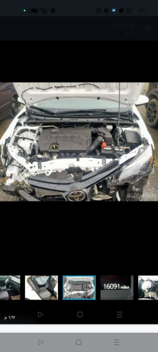 كورلا موديل 2017 ضررها بأمريكا فقط دعامية او بالعراق صار بيها صبغ جاملغ او باب السايق بدون دواخل رقم بغداد الدولي بسمي تحويل ثاني يوم كشنات او كاعية جلد تخم تاير باتري جديد سعرها 138بيها مجال  رقم الهاتف ‏‪0789 392 8211‬‏
