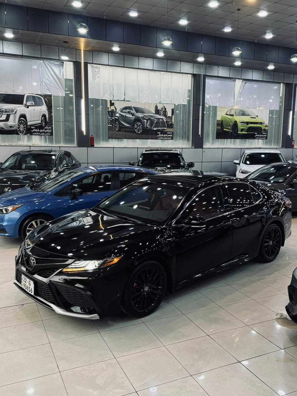 TOYOTA CAMRY 2022 XSE
فول فول موسفات

***********
بانوارما
بسمة
كشين كهرباء
وايرليس جارج
كشين هيتر
لايت ليد
تشغيل عن بعد
شاشة كبير
ضرر بابين هيلال جاملخ خلفي ارباك فقط برده بجم كبس
عينوان إربيل معرض ابراهيم ناميق شيخاني 
سعر ٢٢٨ مجال
***********
